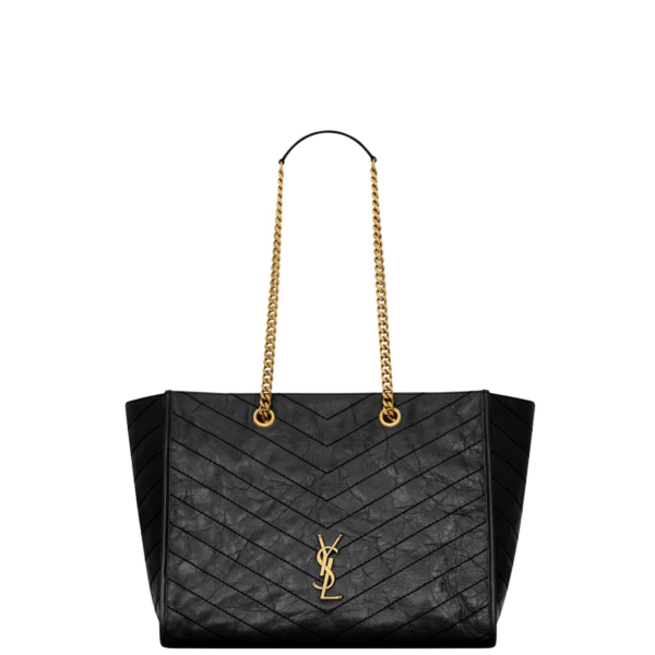 Saint Laurent NIKI shopping in vintage leather designed in Paris
