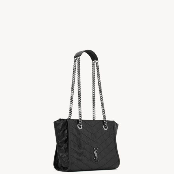 Saint Laurent NIKI small shopping in vintage leather designed in Paris