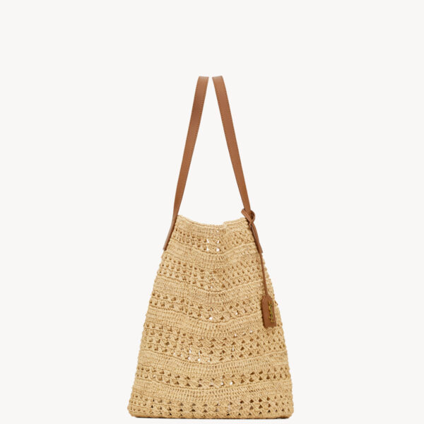 Saint Laurent PANIER Medium bag in raffia designed in Paris
