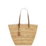 Saint Laurent PANIER Medium bag in raffia designed in Paris