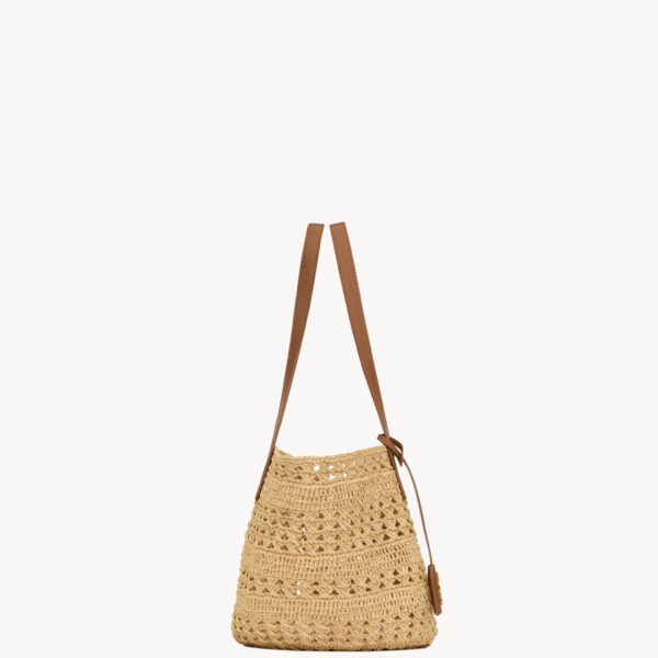 Saint Laurent PANIER Small bag in raffia designed in Paris