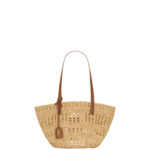 Saint Laurent PANIER Small bag in raffia designed in Paris