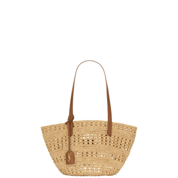 Saint Laurent PANIER Small bag in raffia designed in Paris