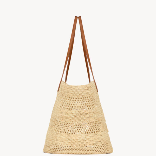 Saint Laurent PANIER medium in raffia designed in Paris