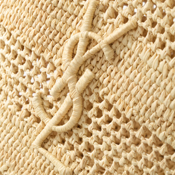 Saint Laurent PANIER medium in raffia designed in Paris