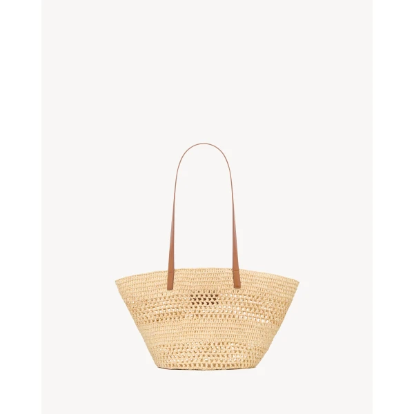 Saint Laurent PANIER small in raffia, view 2