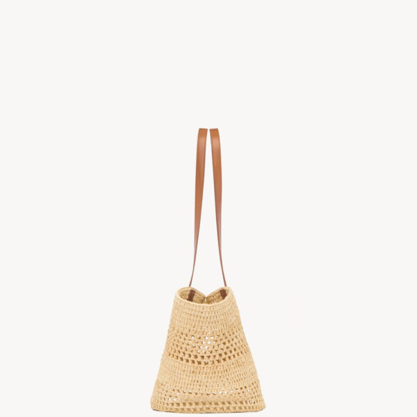 Saint Laurent PANIER small in raffia designed in Paris