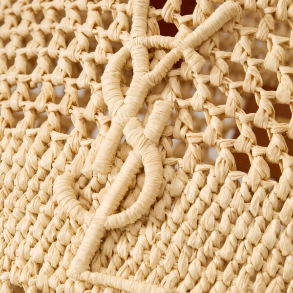 Saint Laurent PANIER small in raffia designed in Paris