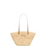 Saint Laurent PANIER small in raffia designed in Paris