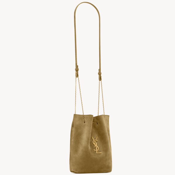 Saint Laurent POCHON in suede designed in Paris