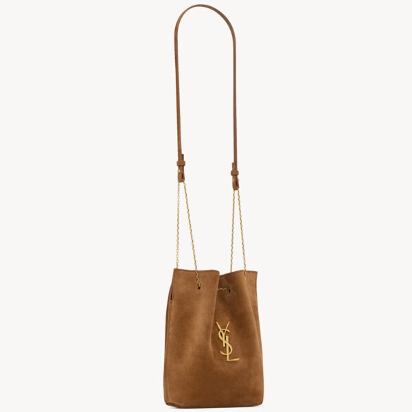 Saint Laurent POCHON in suede designed in Paris