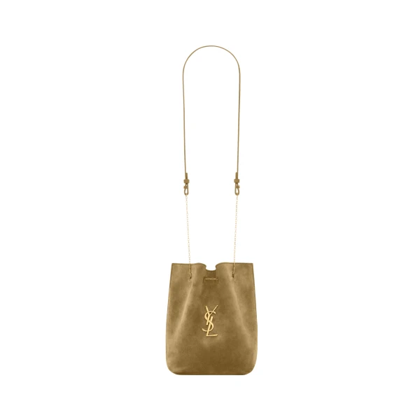 Saint Laurent POCHON in suede designed in Paris