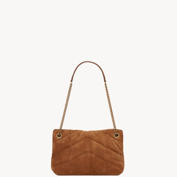Saint Laurent PUFFER SMALL in suede designed in Paris