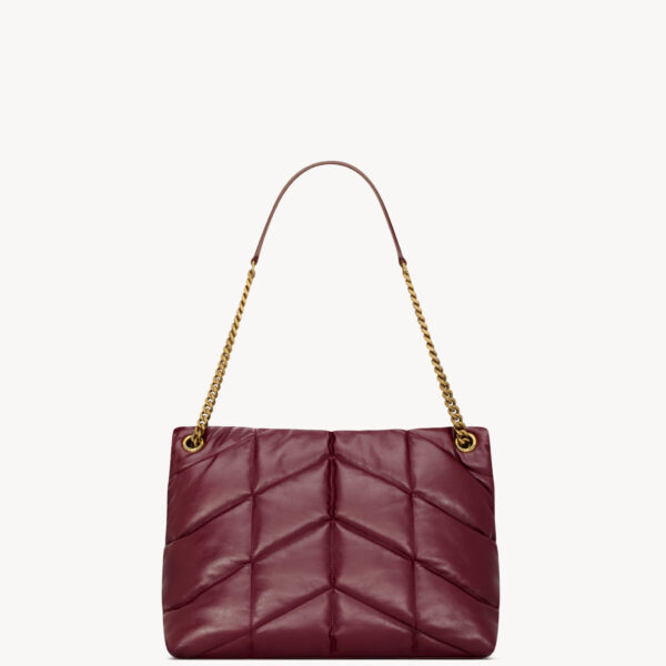 Saint Laurent PUFFER medium in shiny leather designed in Paris