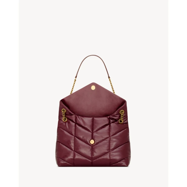 Saint Laurent PUFFER medium in shiny leather, view 5