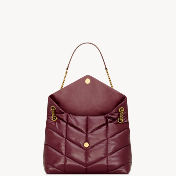 Saint Laurent PUFFER medium in shiny leather designed in Paris