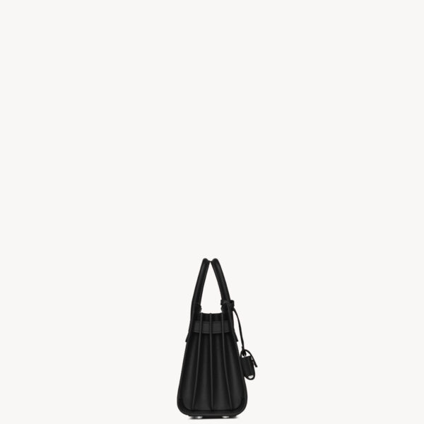Saint Laurent SAC DE JOUR IN GRAINED LEATHER - NANO designed in Paris