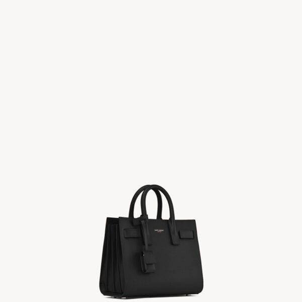 Saint Laurent SAC DE JOUR IN GRAINED LEATHER - NANO designed in Paris