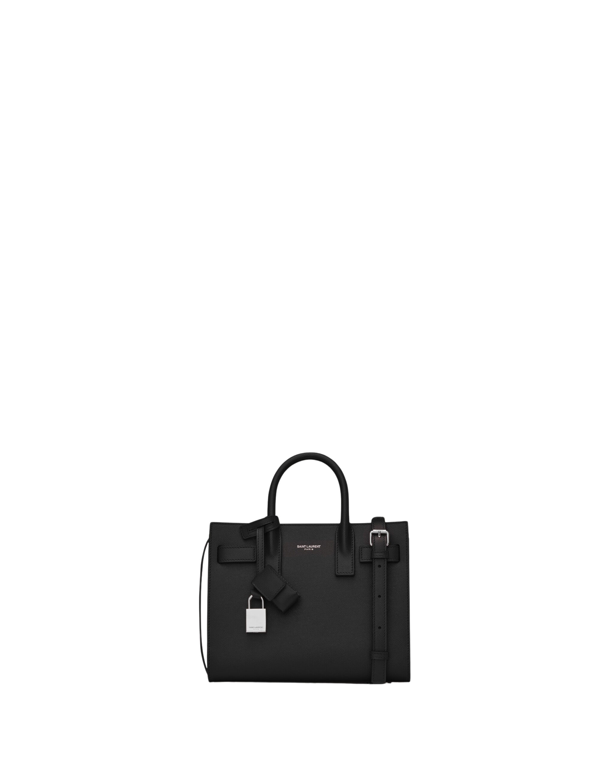 Saint Laurent SAC DE JOUR IN GRAINED LEATHER - NANO designed in Paris