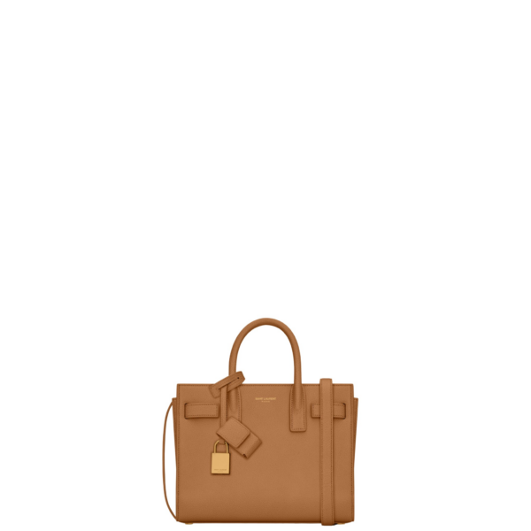 Saint Laurent SAC DE JOUR IN GRAINED LEATHER - NANO designed in Paris