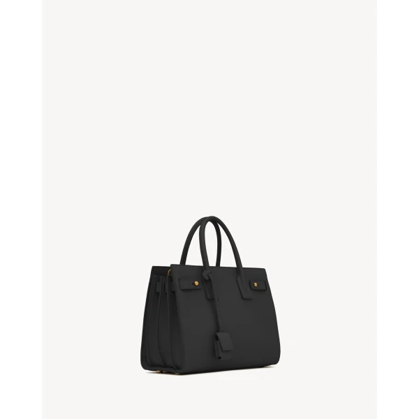 Saint Laurent SAC DE JOUR IN SUPPLE GRAINED LEATHER – BABY, view 5