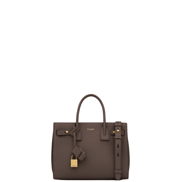 Saint Laurent SAC DE JOUR IN SUPPLE GRAINED LEATHER - BABY designed in Paris