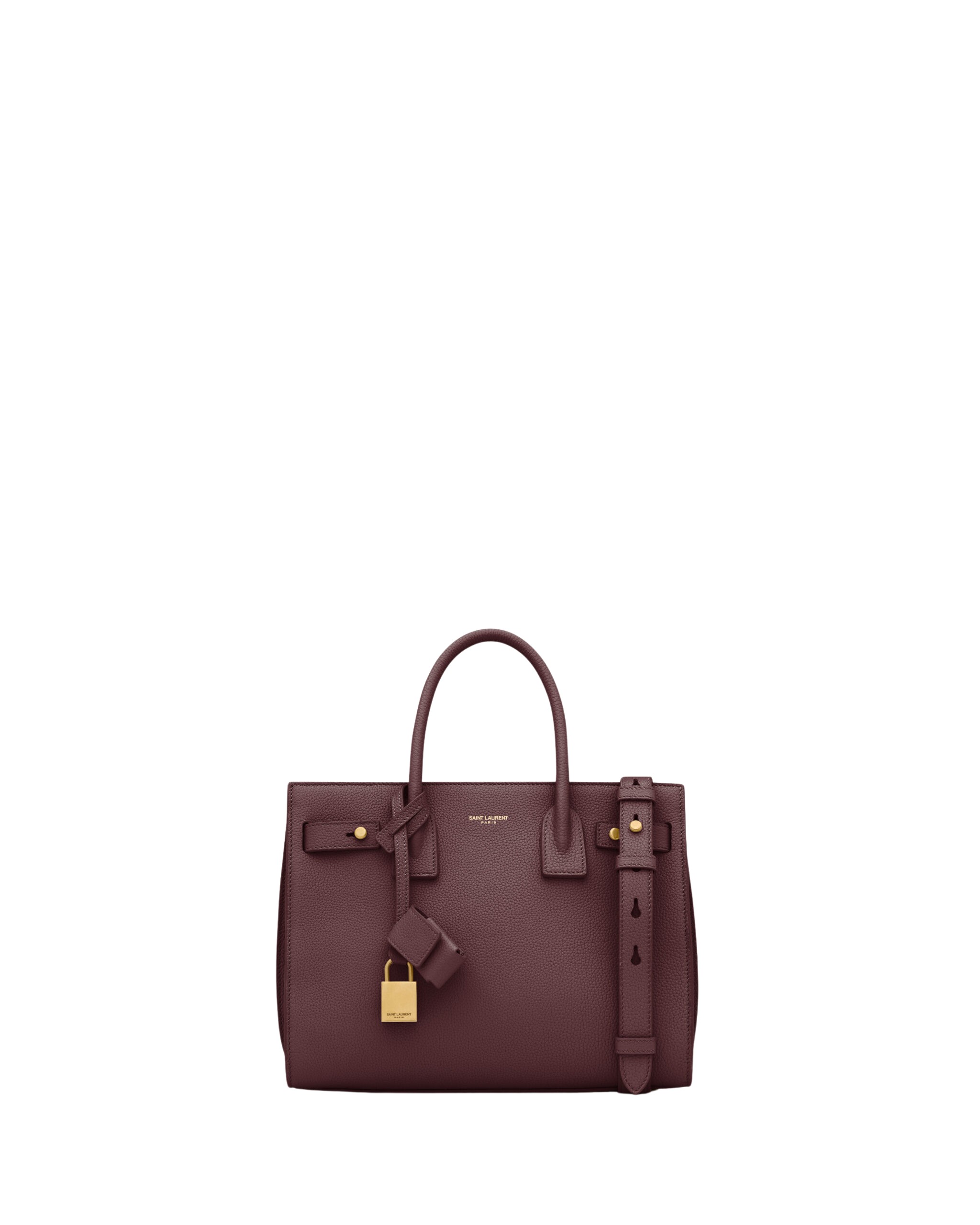 Saint Laurent SAC DE JOUR IN SUPPLE GRAINED LEATHER - BABY designed in Paris