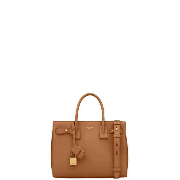 Saint Laurent SAC DE JOUR IN SUPPLE GRAINED LEATHER - BABY designed in Paris