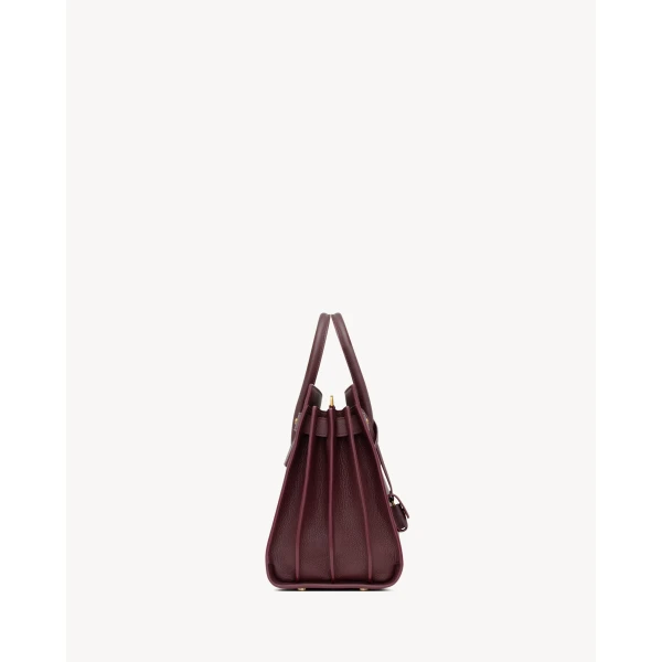 Saint Laurent SAC DE JOUR IN SUPPLE GRAINED LEATHER – SMALL, view 4
