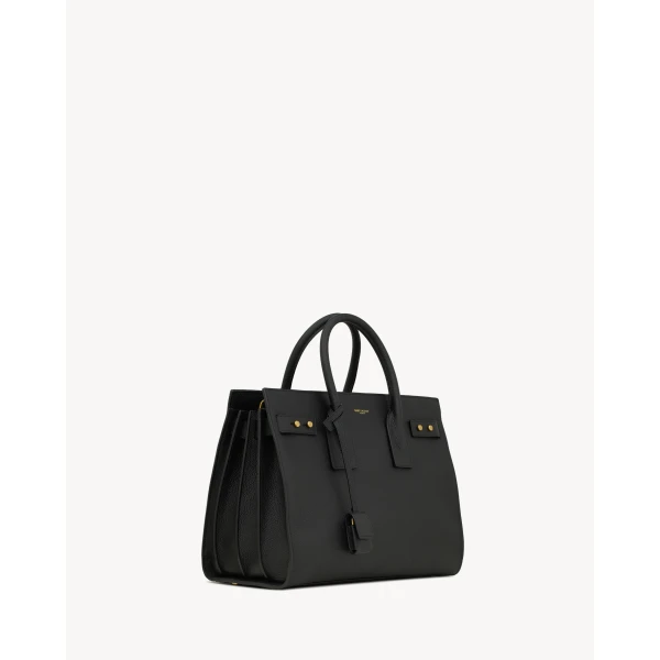 Saint Laurent SAC DE JOUR IN SUPPLE GRAINED LEATHER – SMALL, view 5