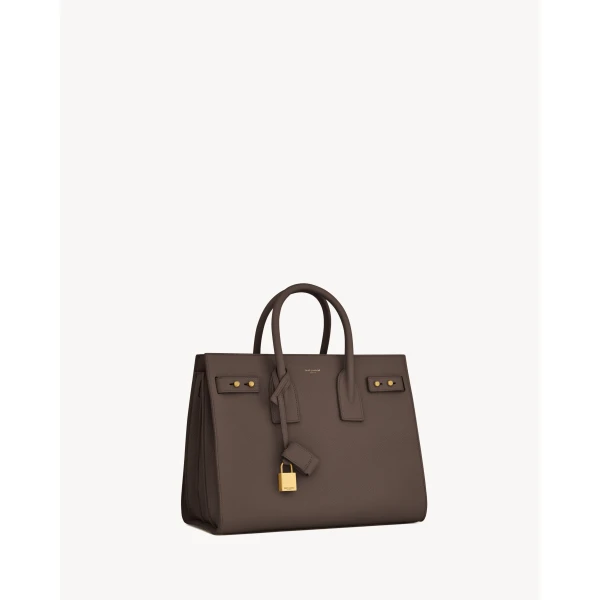 Saint Laurent SAC DE JOUR IN SUPPLE GRAINED LEATHER – SMALL, view 6