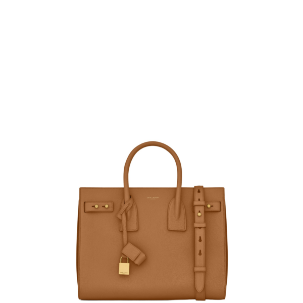 Saint Laurent SAC DE JOUR IN SUPPLE GRAINED LEATHER - SMALL designed in Paris