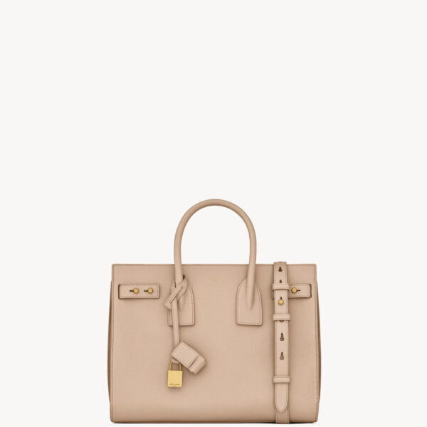 Saint Laurent SAC DE JOUR IN SUPPLE GRAINED LEATHER - SMALL designed in Paris