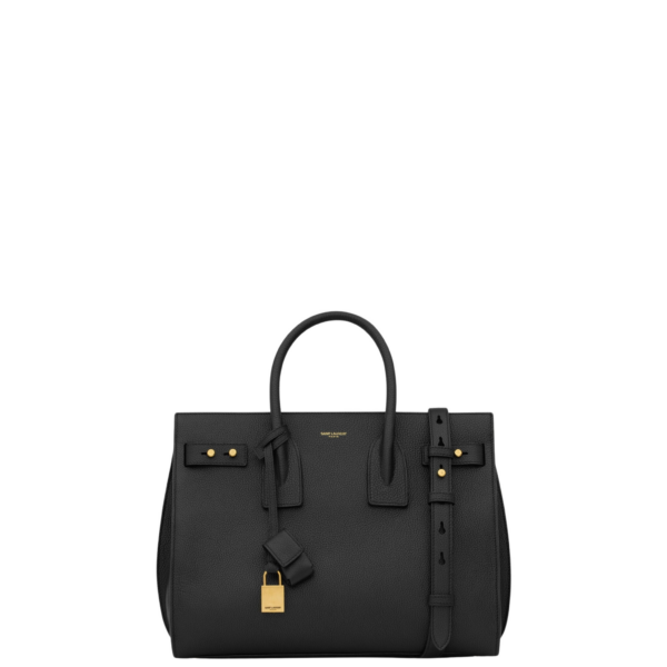 Saint Laurent SAC DE JOUR IN SUPPLE GRAINED LEATHER - SMALL designed in Paris