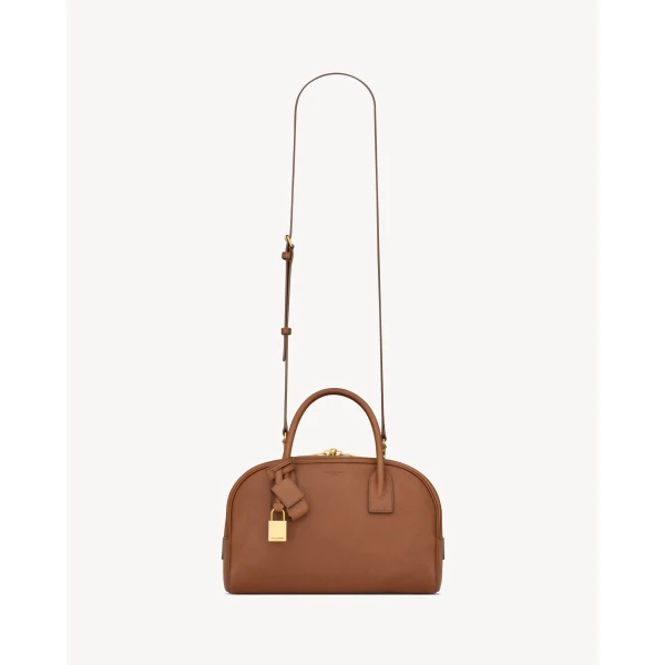 Saint Laurent SAC DE JOUR boston in smooth leather – small, view 3