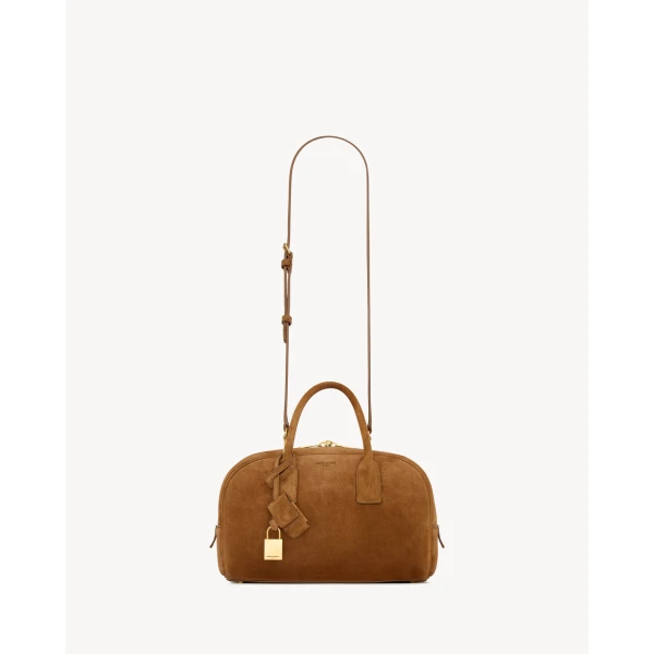 Saint Laurent SAC DE JOUR boston in suede – small, view 3