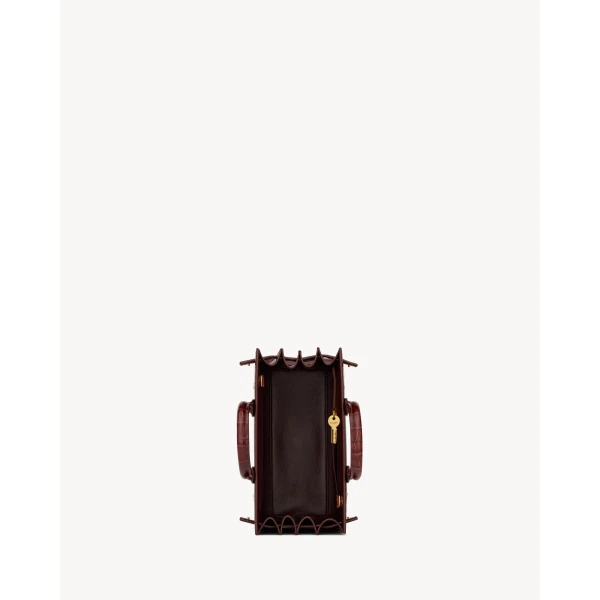 Saint Laurent SAC DE JOUR in alligator – NANO, view 5