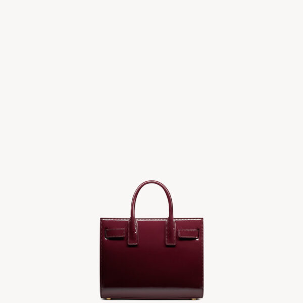 Saint Laurent SAC DE JOUR in patent leather - nano designed in Paris