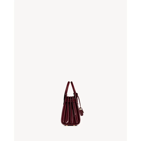 Saint Laurent SAC DE JOUR in patent leather – nano, view 4