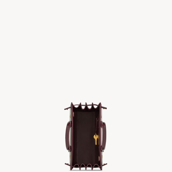 Saint Laurent SAC DE JOUR in patent leather - nano designed in Paris