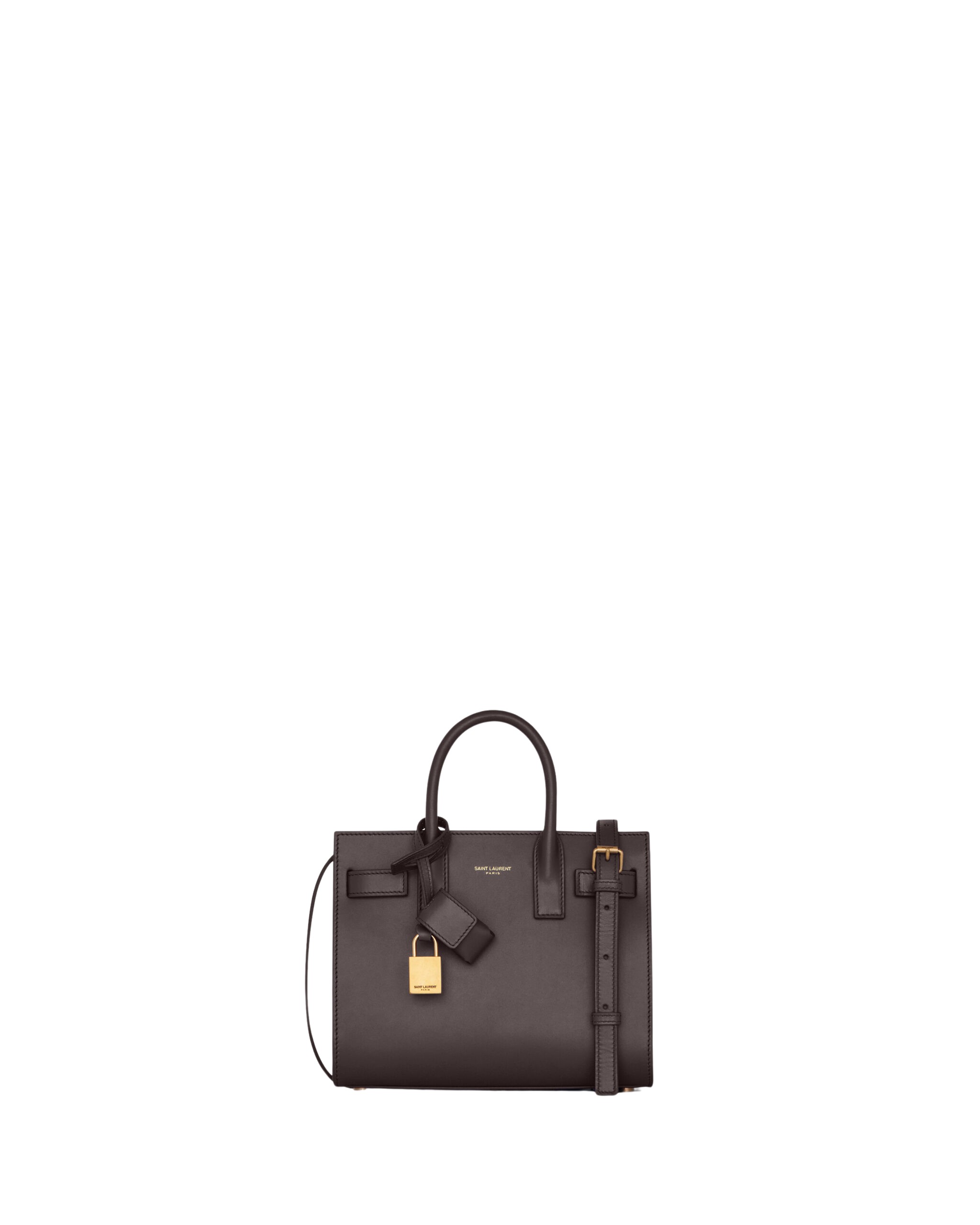 Saint Laurent SAC DE JOUR in smooth leather – nano designed in Paris