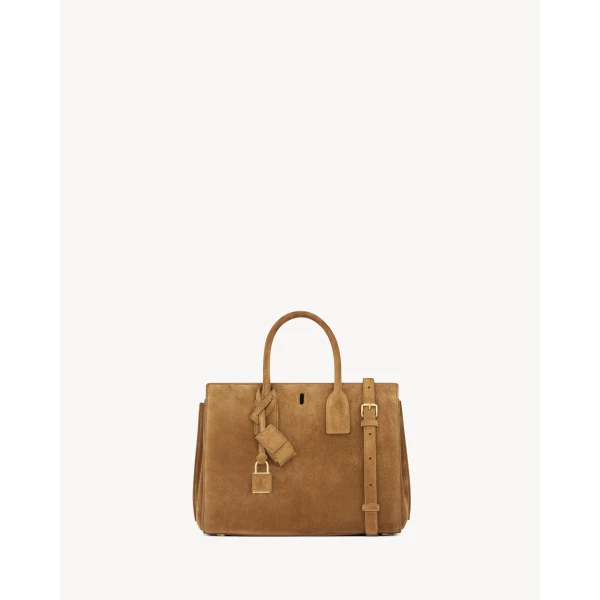 Saint Laurent SAC DE JOUR in suede – SMALL, view 2