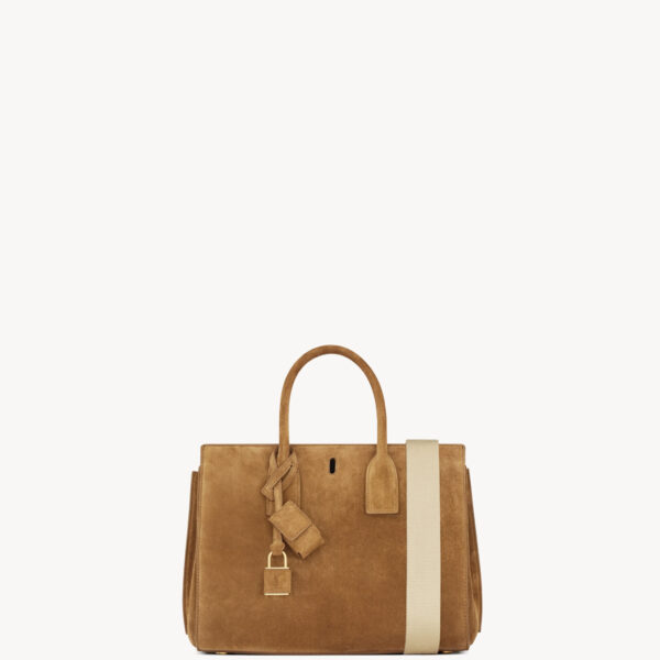 Saint Laurent SAC DE JOUR in suede – SMALL designed in Paris
