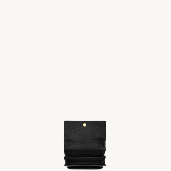 Saint Laurent SUNSET MEDIUM IN CROCODILE-EMBOSSED LEATHER designed in Paris