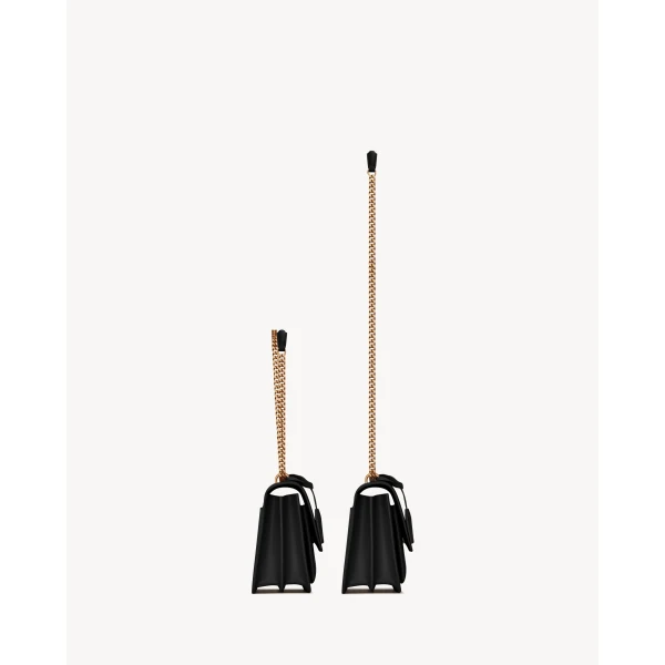 Saint Laurent SUNSET MEDIUM IN SMOOTH LEATHER, view 3