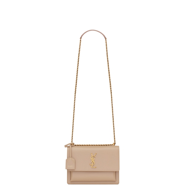 Saint Laurent SUNSET MEDIUM IN SMOOTH LEATHER designed in Paris