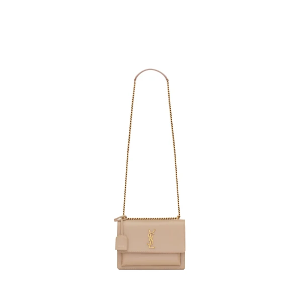 Saint Laurent SUNSET MEDIUM IN SMOOTH LEATHER designed in Paris