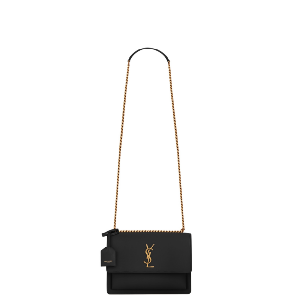 Saint Laurent SUNSET MEDIUM IN SMOOTH LEATHER designed in Paris