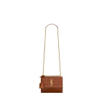 Saint Laurent SUNSET small in crocodile embossed leather designed in Paris