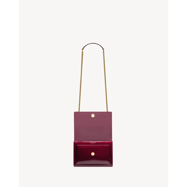 Saint Laurent SUNSET small in patent leather, view 5